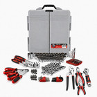 205-piece Ratchet Wrench Tool Set  Sae metric Socket Kit Carry Case