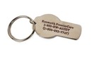 Kenworth Metal Keychain Red Enamel Key Chain Semi Truck