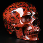 Huge 5 0  Mahogany Obsidian Carved Skull  Super Realistic  Crystal Healing