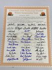 1964 Cleveland Browns Team Signed 16x20 Player Certificate Jim Brown W coa 