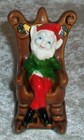 Vintage Lahinch County Clare Ireland Ceramic Red Cap Elf Rocking Chair Figurine