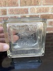 Vintage Phillips 66 Gasoline Glass Block Coin Bank Advertising Coin Bank
