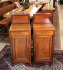Pair Of French Antique Mahogany Art Nuovo Nightstands