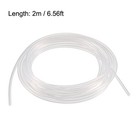 Silicone Tubing 1mm Id 2mm Od 6 56ft 2m Silicon Rubber Tube Air Hose Pipe Clear