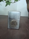 Vintage Zippo Lighter American Frontier Buffalo Head Nickel Excellent Condition