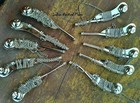 Lot Of 10 Pcs Brass 5  Bosun s Chrome Finish Whistle W chain Bosun Call Pipe