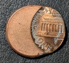 1988 no Date 1c Memorial Cent Bu Struck Off Center Curved Cupped Mint Error Coin