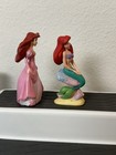 Disney Little Mermaid Ariel Pink Dress Ariel Ocean Pvc Figure Cake Topper