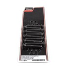 Cylinder Head Bolt Set 12 Point Black For Harley Fl Panhead Shovelhead 1948-1984