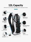 Water Buffalo Hydration Backpack 12l Running Hiking Pack W  2l Oasis Bladder Nib