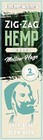Zig-zag Hemp 25-pack - Mellow Haze  2 Per Pack  100  Natural  Slow-burning