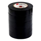 5 Pack 3m Temflex 3 4in  X 60 Ft  Electrical Tape For Protective Jacketing Black