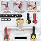 Brass Garden Hose Splitter   outdoor Frostproof Faucet Splitter   2