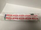 Package Of 50 50 Double Stub Raffle Tickets 250 Count Red School 112