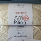 Lot Of 5 Premier Yarn Anti-pilling Everyday Worsted Solid Yarn Cream New