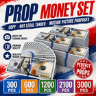300-3000pcs Novelty Prop Bills Play Money For Film Party Photo Stage Use