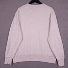 J Crew Sweatshirt Men Large Cream Marled Fleece Crew Neck Pullover Casual Preppy