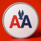 Retro American Airlines Aa Logo 3d Wall Sign Vintage Aviation Decor
