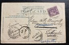 1908 Singapore Straits Settlements Picture Postcard Cover To Colombo Ceylon Bank