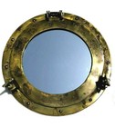 20  Brass Porthole Antique Finish Nautical Ship Window Wall Mirror Decor