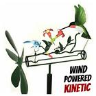  Hummingbird   Dragonfly Whirligig  Wind Powered Kinetic Yard Deco Spinner New