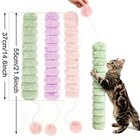 Interactive Catnip Kicker Toys - 3 Pack Cat Toy Pillows For Indoor Cats  14 6in