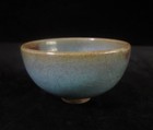 Fine Old Chinese  jun  Kiln  yaobian  Blue Red Porcelain Collectible Cup