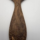 Antique Pryograph Beveled Mirror Art Art Nouveau