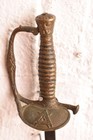 Antique Sword Martinist masonic Order Of America Brass Hilt Ritual Weapon