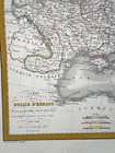 Western Russia Dated 1841 Lapie 19th Century Large Antique Map