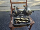 Antique 1918    the Oliver Typewriter Co     No 9 Standard Batwing Visible Writer