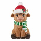 2026 Home Depot 2 5 Ft Led Hand Painted Christmas Highland Cow Blow Mold New