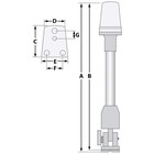 Shoreline Marine All-round Fold Down Stern Light Standard Packaging
