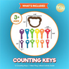 Baby Keys Montessori Toys For Toddlers - Toy Keys  Matching Toddler Games  Learn
