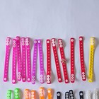 Children s Multicolor Snap On Rubber Bracelets   Charm Lot