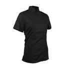 Chefscloset Women s Short Sleeve  bailey  Zipper Closure Chef Coat