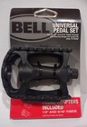 Bell Bicycle Bike Accessories Lot Of 3  Comfort Grips  Pedals  Bottle Cage Black