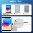  2 Pack  Glass Screen Protector For Ipad 10th Generation  10 9 Inch 2022 Models 