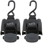 Boat Buckle G2 Tie-down Straps Transom Retractable Ratchet 2  X 43  2500 Lb Pair