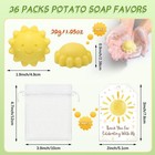 Loopeer 36 Set Sun Soaps Baby Shower Favors Here Comes Sun Gifts Mini Handmade