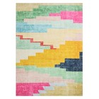 Nara Southwest Pop Kid s Washable Area Rug  Soft   Plush  Safe Non-slip 