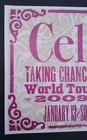 Celine Dion Hatch Show Print Nashville Sommet 2009 Concert Poster  bridgestone