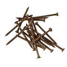  8 X 2 1 2  Deck Screws   Square Drive   Bugle Head   Brown Ruspert   500pcs Box