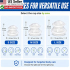 3 Pcs Silicone Cupping Kit For Massage Therapy Cellulite Relief Relaxation Cups