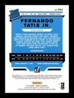 Fernando Tatis Jr   254 2019 Panini Chronicles Donruss Rookie Rc Padres