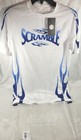 Scramble Limited Edition 1998 White Colorway 90 s Era Flame Rashguard - Medium