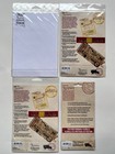 7 Gypsies Scrapbooking Rub Ons Lot Of 4  Ink  Elements  Calais  Florals