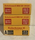 Lot Of 3 Kodachrome Ii Movie Film Expired K 459 Ka 459 Double 8mm 25 Ft Sealed
