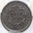 1809 6 1 2c 9 Over Inverted 9 C-5 Classic Head Half Cent Pcgs Au 50