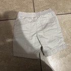Boys Kids Beige Cargo Shorts Elastic Waist Drawstring Pockets Solid Casual